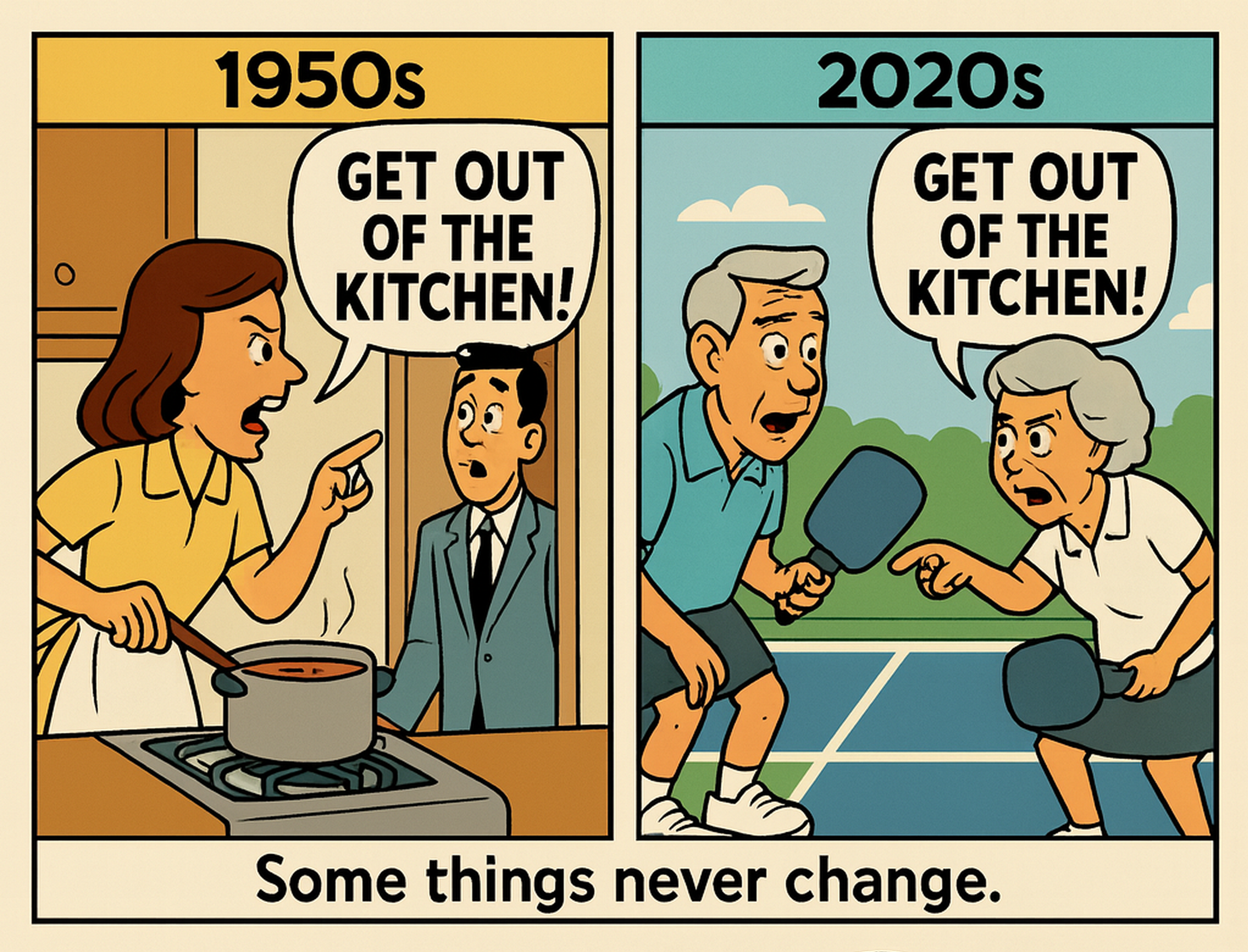 Pickleball Get Out of Kitchen